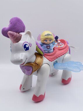VTech Go Go Smart Friends Twinkle Magical Unicorn & Prisma Figure Set Tested Wor